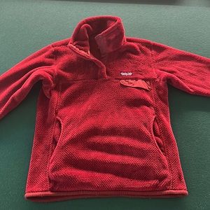 Patagonia Women's Re-Tool Snap-T® Fleece Pullover. Maroon size small